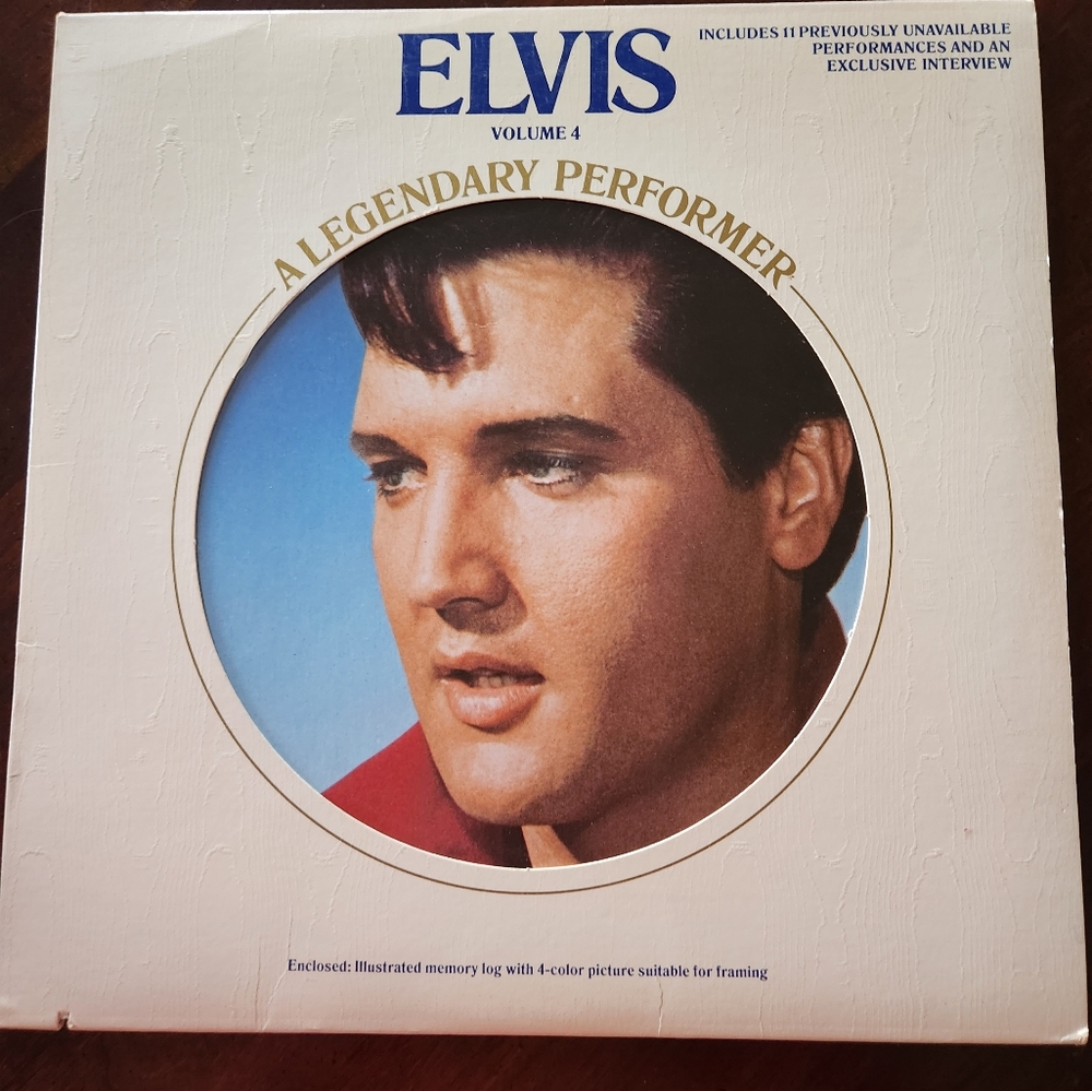 Elvis Vinyl Album- A Legendary Performer Vol 4